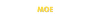 Der Vorname Moe