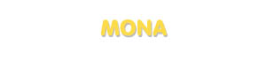 Der Vorname Mona
