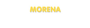 Der Vorname Morena