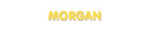 Der Vorname Morgan