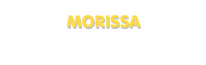 Der Vorname Morissa