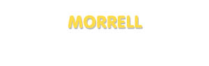 Der Vorname Morrell