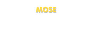 Der Vorname Mose