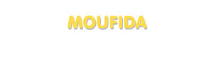 Der Vorname Moufida