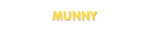 Der Vorname Munny