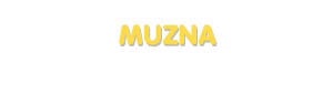Der Vorname Muzna