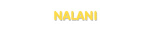 Der Vorname Nalani