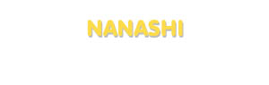 Der Vorname Nanashi