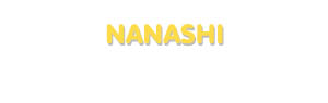 Der Vorname Nanashi
