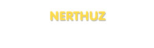 Der Vorname Nerthuz