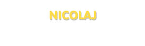 Der Vorname Nicolaj
