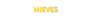 Der Vorname Nieves
