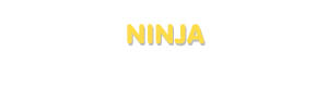 Der Vorname Ninja