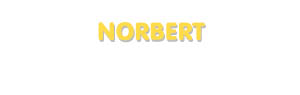 Der Vorname Norbert