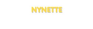 Der Vorname Nynette