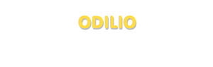 Der Vorname Odilio