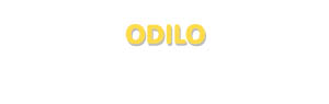 Der Vorname Odilo