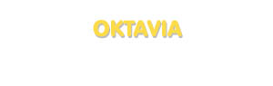 Der Vorname Oktavia