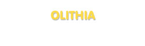 Der Vorname Olithia