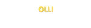 Der Vorname Olli