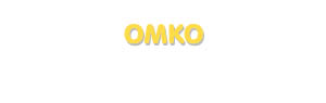 Der Vorname Omko