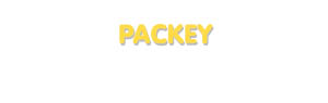 Der Vorname Packey