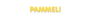 Der Vorname Pammeli