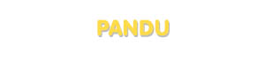 Der Vorname Pandu