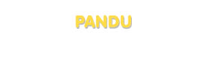 Der Vorname Pandu