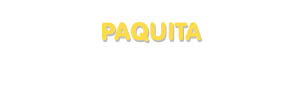 Der Vorname Paquita