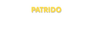 Der Vorname Patrido
