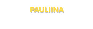 Der Vorname Pauliina
