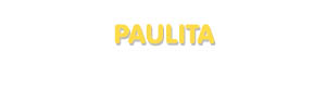 Der Vorname Paulita