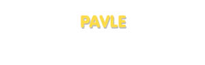 Der Vorname Pavle