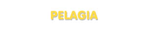 Der Vorname Pelagia