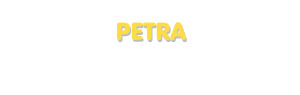 Der Vorname Petra