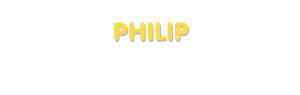 Der Vorname Philip