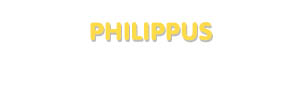 Der Vorname Philippus
