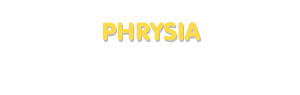 Der Vorname Phrysia