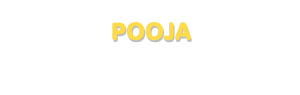 Der Vorname Pooja