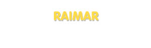 Der Vorname Raimar
