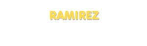 Der Vorname Ramirez