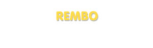 Der Vorname Rembo