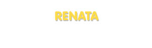 Der Vorname Renata