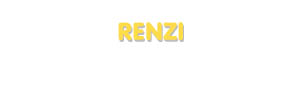 Der Vorname Renzi