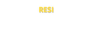 Der Vorname Resi