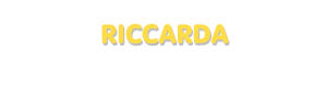 Der Vorname Riccarda