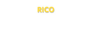Der Vorname Rico