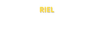 Der Vorname Riel
