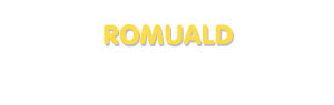 Der Vorname Romuald